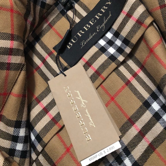 burberry coat.